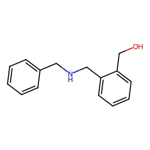 {2-[(Benzylamino)methyl]phenyl}methanol structure