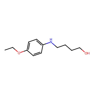 4-(4-Ethoxy-phenylamino)-butan-1-ol structure