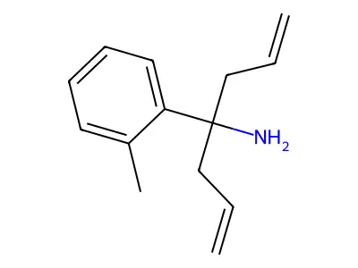 1-Allyl-1-o-tolyl-but-3-enylamine structure