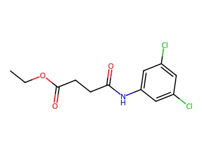 Ethyl 4-[(3,5-dichlorophenyl)amino]-4-oxobutanoate structure