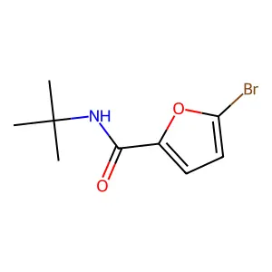 5-溴-N-叔丁基呋喃-2-甲酰胺 structure