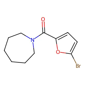Azepan-1-yl(5-bromofuran-2-yl)methanone structure