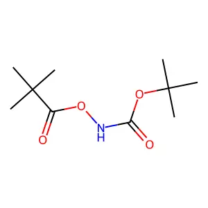 [(tert-Butoxy)carbonyl]amino 2,2-dimethylpropanoate structure