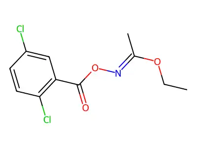 (1-Ethoxyethylideneamino) 2,5-dichlorobenzoate structure