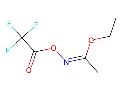 (1-Ethoxyethylideneamino) 2,2,2-trifluoroacetate structure
