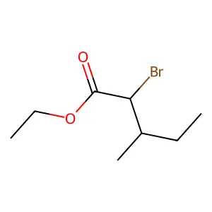 Ethyl 2-bromo-3-methyl-pentanoate structure