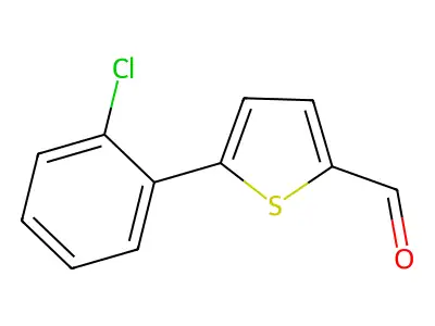 5-(2-Chlorophenyl)thiophene-2-carbaldehyde structure