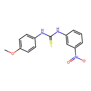 1-(4-Methoxyphenyl)-3-(3-nitrophenyl)thiourea structure