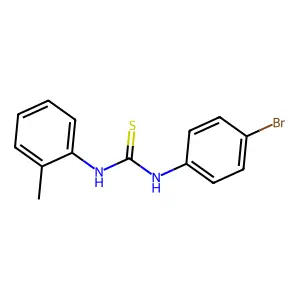 1-(4-Bromophenyl)-3-(2-methylphenyl)thiourea structure