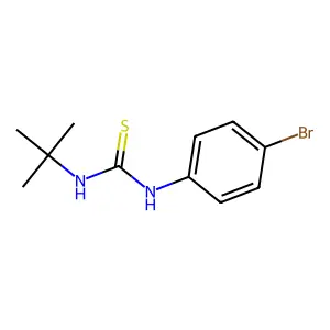1-(4-Bromophenyl)-3-tert-butylthiourea structure
