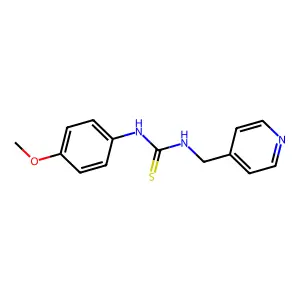 1-(4-Methoxyphenyl)-3-(pyridin-4-ylmethyl)thiourea structure