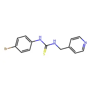 1-(4-Bromophenyl)-3-(pyridin-4-ylmethyl)thiourea structure