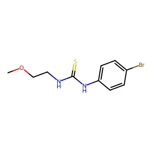 1-(4-Bromophenyl)-3-(2-methoxyethyl)thiourea structure