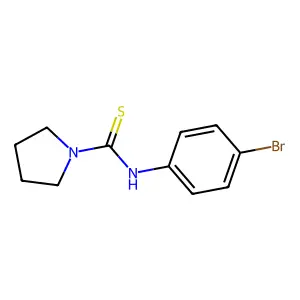 N-(4-bromophenyl)pyrrolidine-1-carbothioamide structure