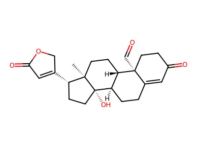 Carda-4,20(22)-dienolide, 14-hydroxy-3,19-dioxo- structure