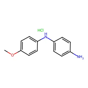 N-(p-Methoxyphenyl)-p-phenylenediamine hydrochloride structure