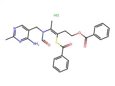 dibenzoyl thiamine hydrochloride structure
