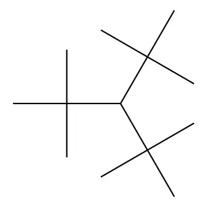 Tri-t-butylmethane structure