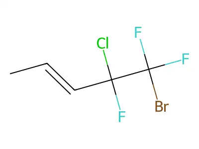 5-Bromo-4-chloro-4,5,5-trifluoropentene-2 structure