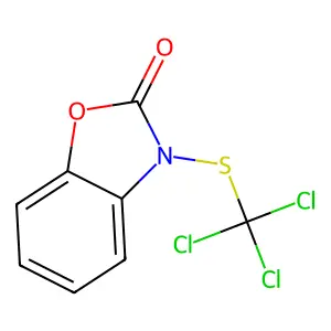 2-Benzoxazolinone, 3-((trichloromethyl)thio)- structure