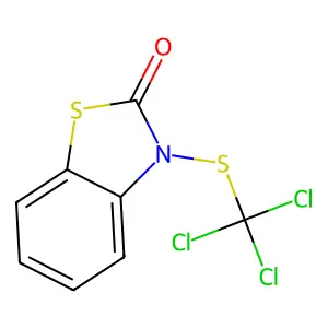 Benzothiazol-2-one, 3-trichloromethylthio- structure