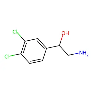 alpha-(Aminomethyl)-3,4-dichlorobenzenemethanol structure