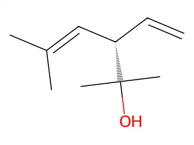 3-Ethenyl-2,5-dimethyl-4-hexen-2-ol structure