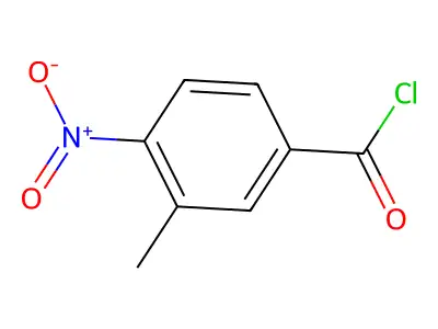 3-Methyl-4-nitrobenzoyl chloride structure