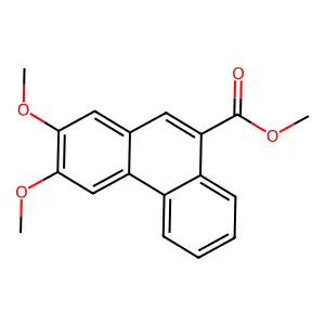 Methyl 2,3-dimethoxyphenanthrene-9-carboxylate structure