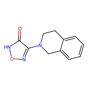 4-[3,4-Dihydroisoquinolin-2(1H)-yl]-3-hydroxy-1,2,5-oxadiazole structure