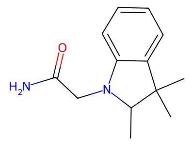2-(2,3,3-Trimethylindolinyl)acetamide structure