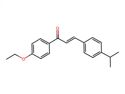 1-(4-Ethoxyphenyl)-3-(4-isopropylphenyl)prop-2-en-1-one structure