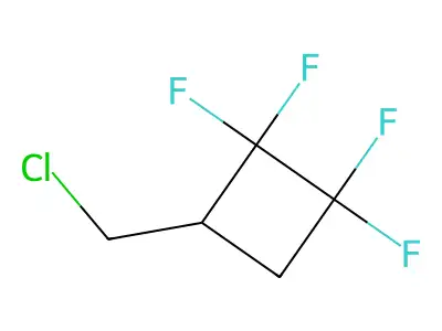 3-(Chloromethyl)-1,1,2,2-tetrafluorocyclobutane structure