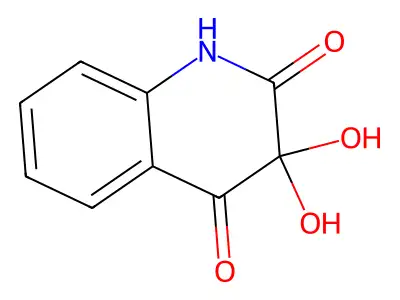 3,3-dihydroxy-1H-quinoline-2,4-dione structure
