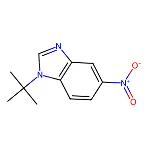 1-Tert-butyl-5-nitro-1H-benzimidazole structure