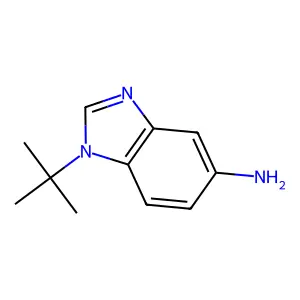 1-tert-butyl-1H-benzimidazol-5-amine structure