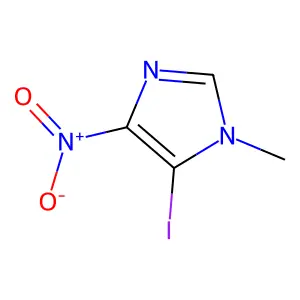 5-Iodo-1-methyl-4-nitro-1H-imidazole structure