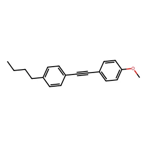1-Butyl-4-((4-methoxyphenyl)ethynyl)benzene structure