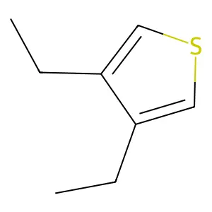 3,4-Diethylthiophene structure