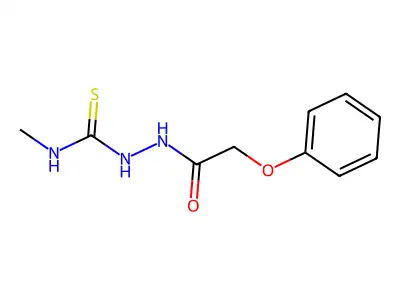 N-Methyl-2-(phenoxyacetyl)hydrazinecarbothioamide structure