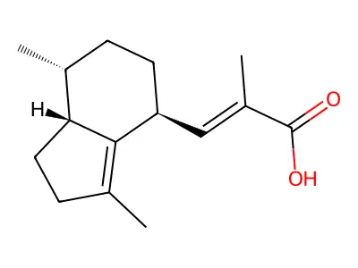 缬草烯酸 structure
