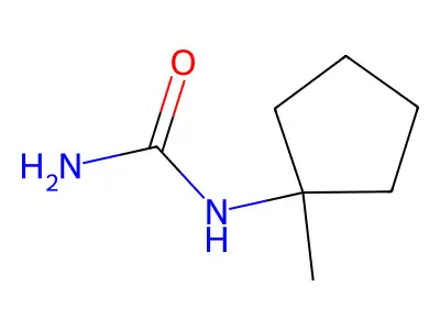 N-(1-Methylcyclopentyl)urea structure