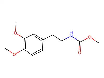 Methyl N-[2-(3,4-dimethoxyphenyl)ethyl]carbamate structure