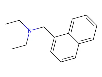 Diethyl(1-naphthylmethyl)amine structure