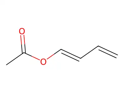1,3-Butadienyl acetate, (1E)- structure