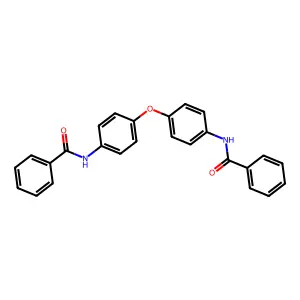 N-[4-(4-benzamidophenoxy)phenyl]benzamide structure