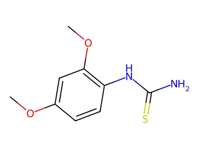 N-(2,4-Dimethoxyphenyl)thiourea structure