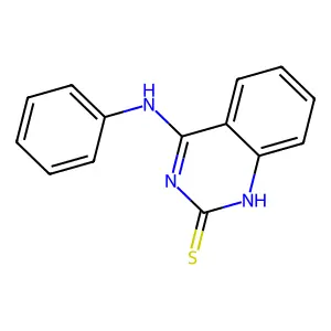 4-Anilinoquinazoline-2(1H)-thione structure