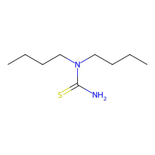 Di-n-butylthiourea structure