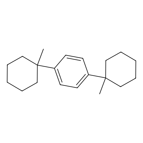 1,1'-(1,4-Phenylene)bis(1-methylcyclohexane) structure